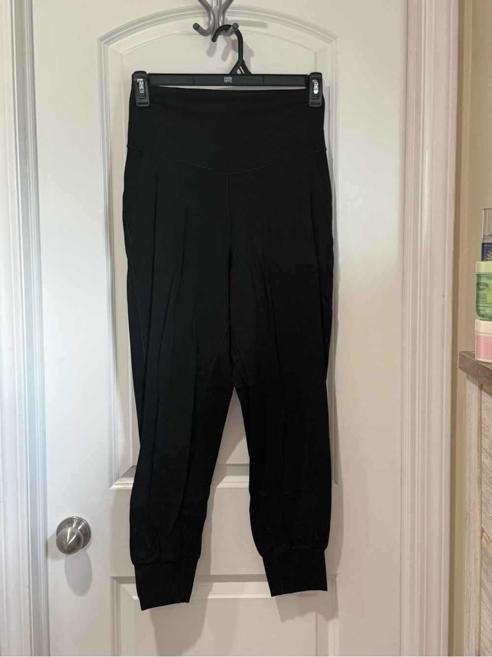 aerie Black High-Rise Jogger Pants